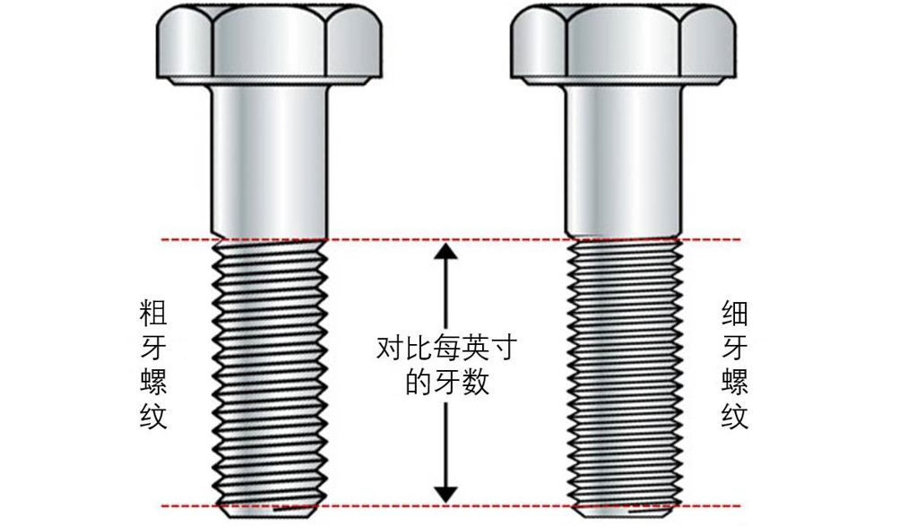 粗牙與細牙螺紋，如何選擇